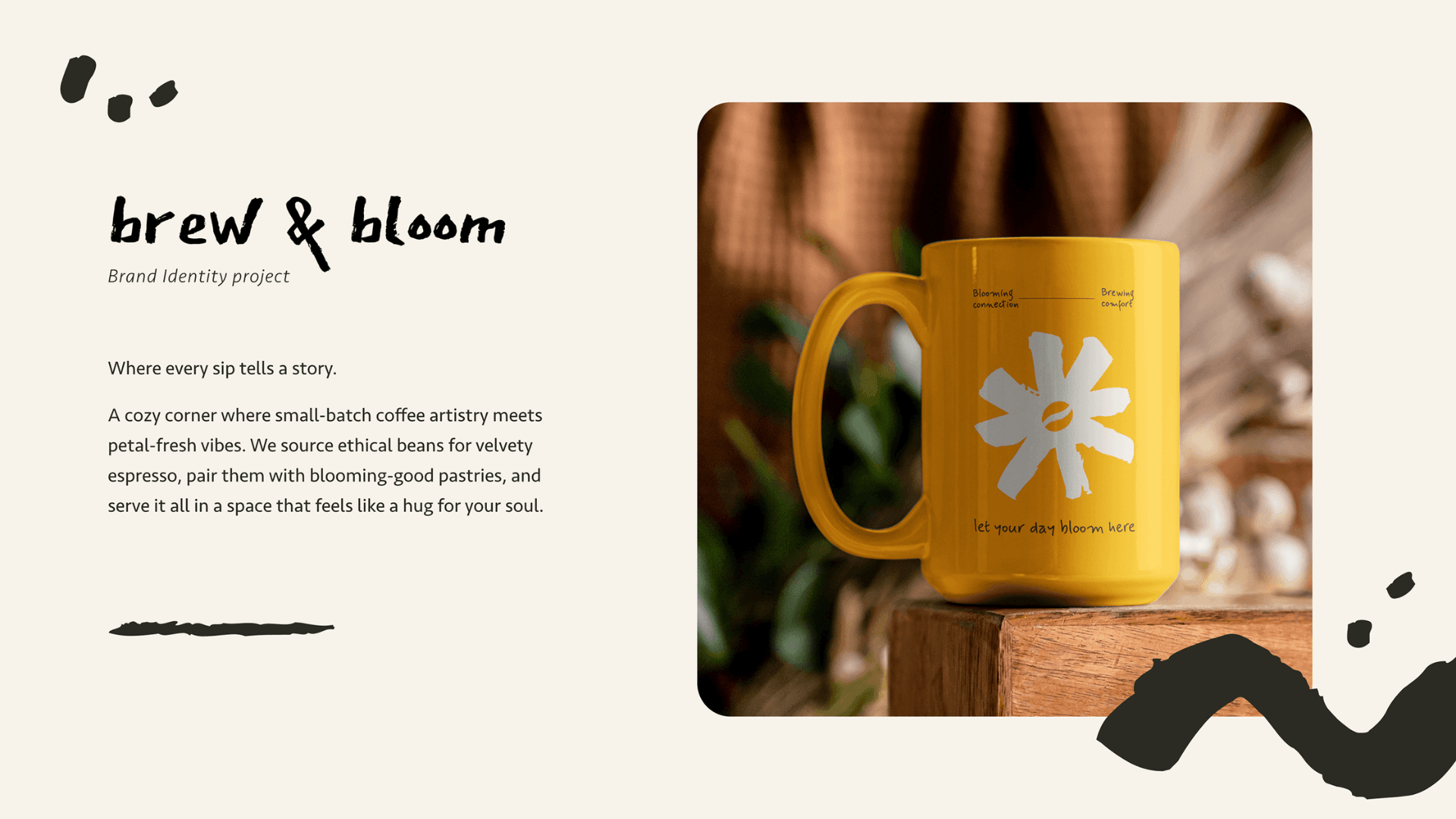 Brew & Bloom project frame 1