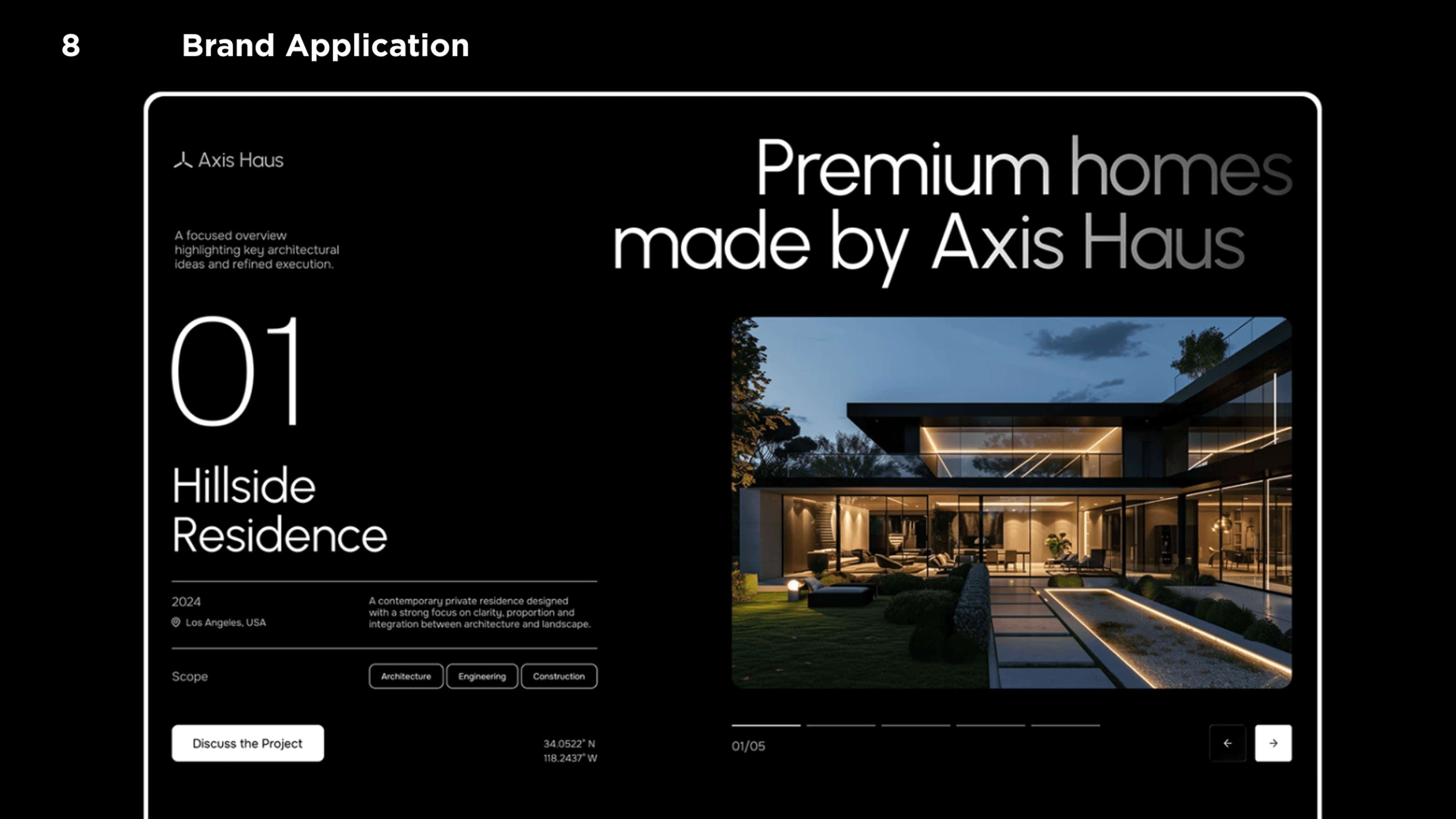 Axis Haus project frame 94