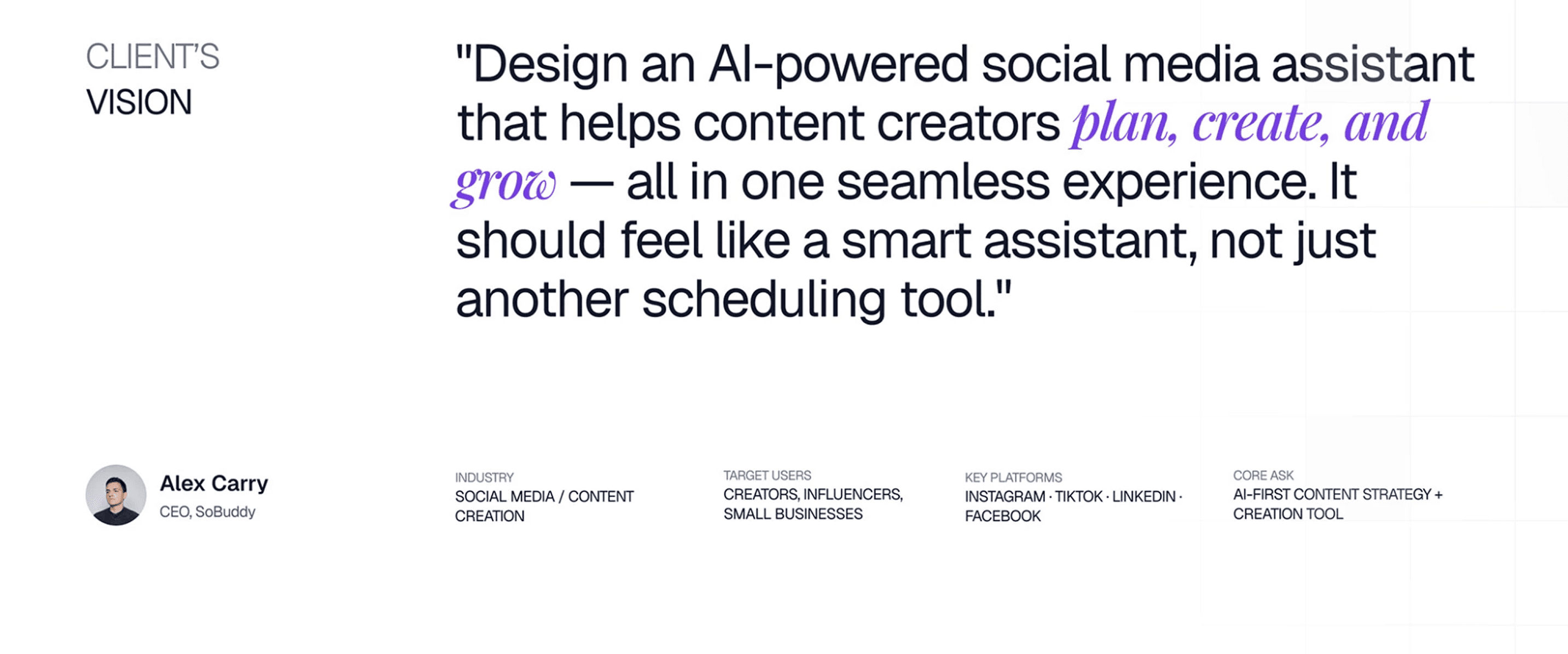 SoBuddy AI social media assistant overview frame