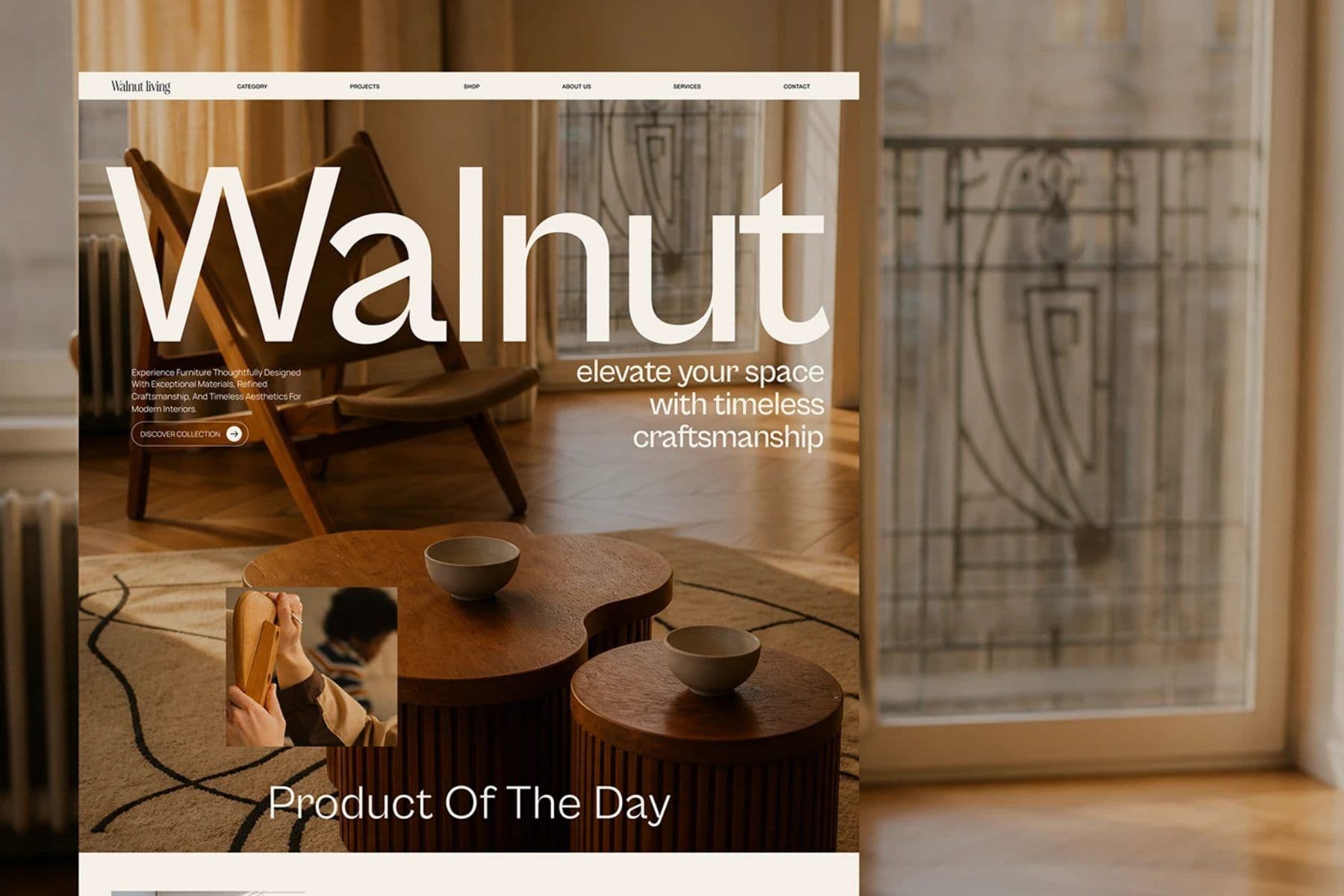Walnut Living project visual