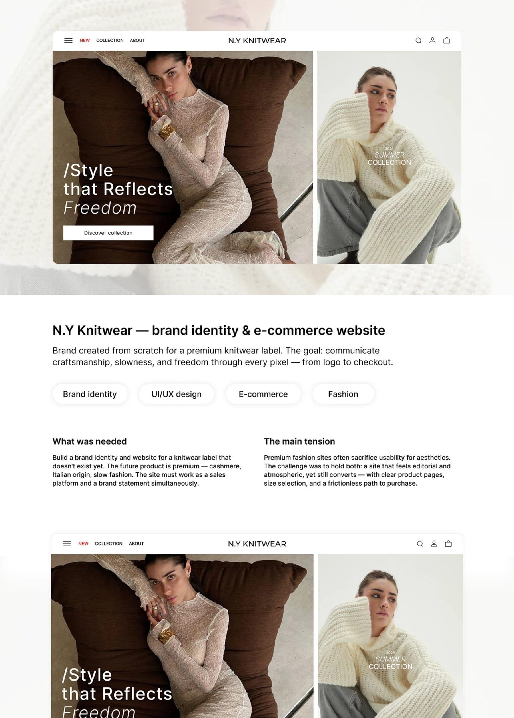 N.Y Knitwear project frame 0