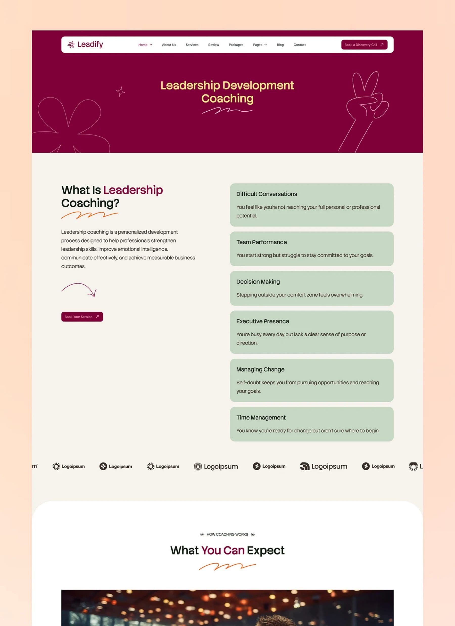 Leadership Coach project frame 6