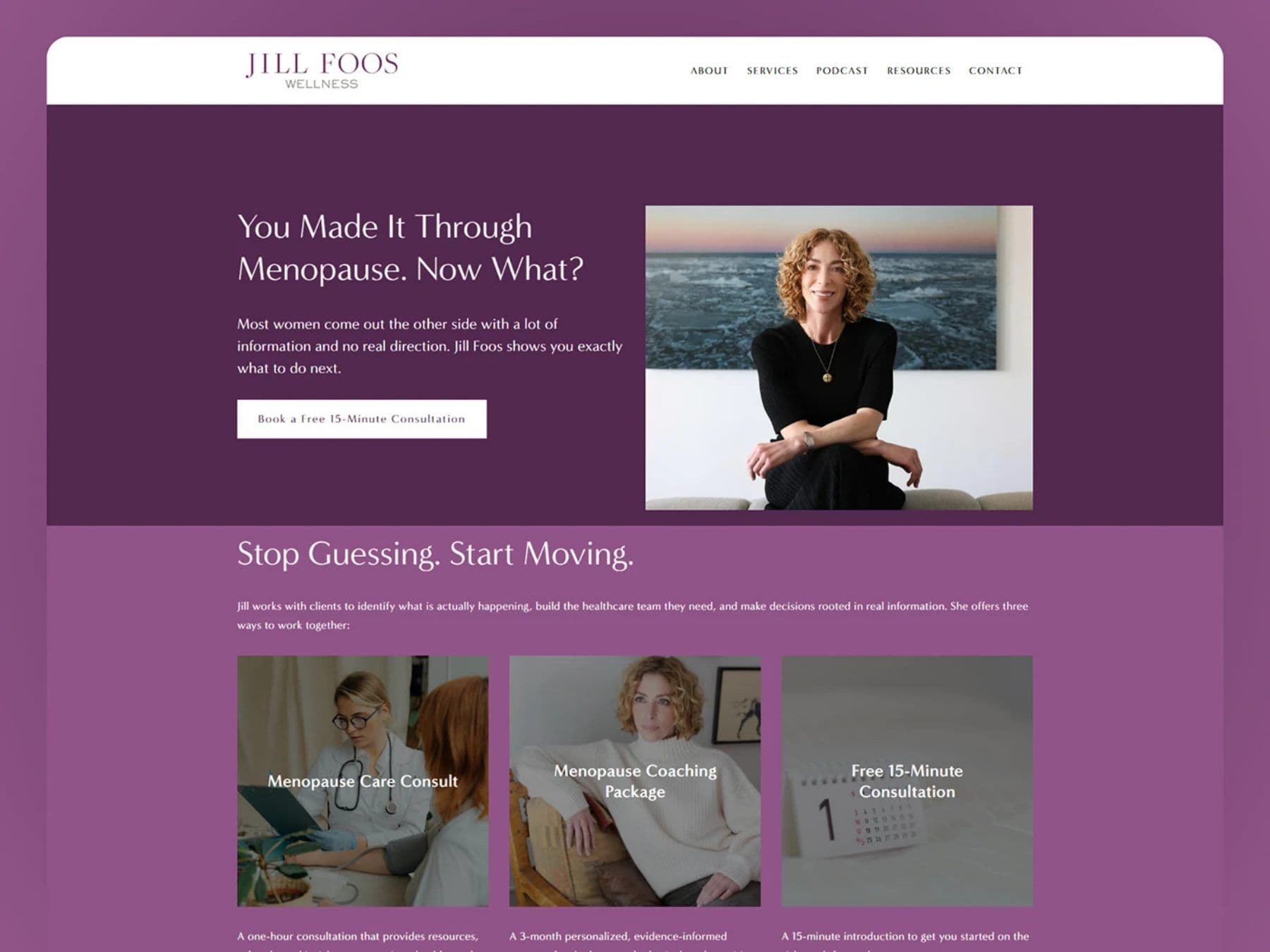 Jill Foos Wellness project preview