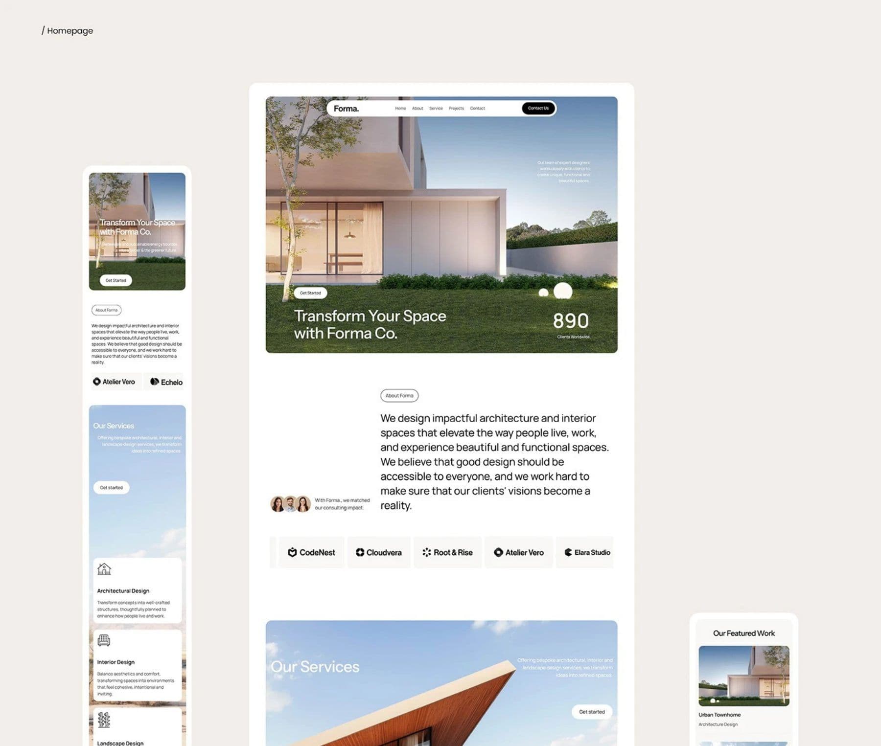Forma Architects project frame 1