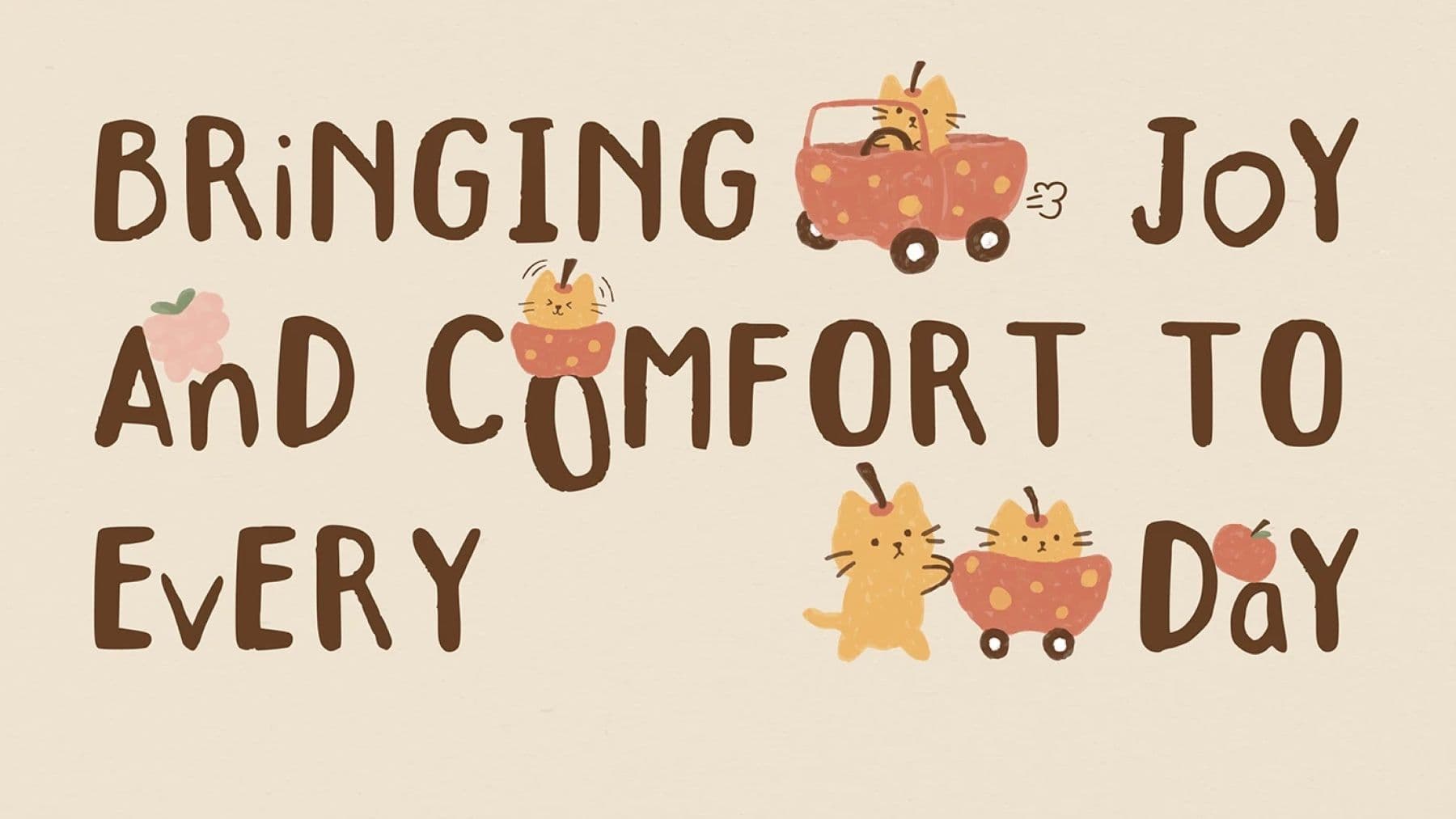 Appleberry & Co lettering Bringing joy and comfort to every day with mascot illustrations