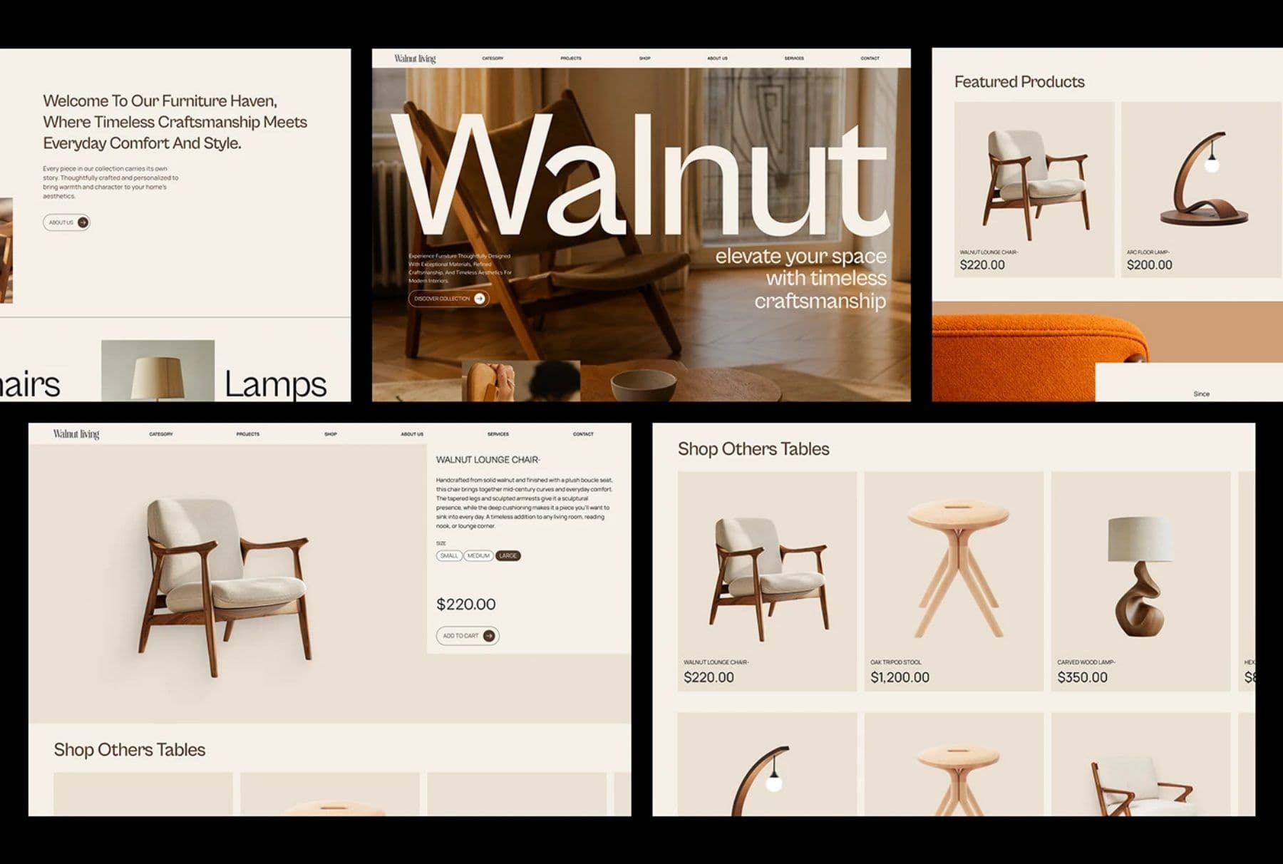 Walnut Living project frame 2
