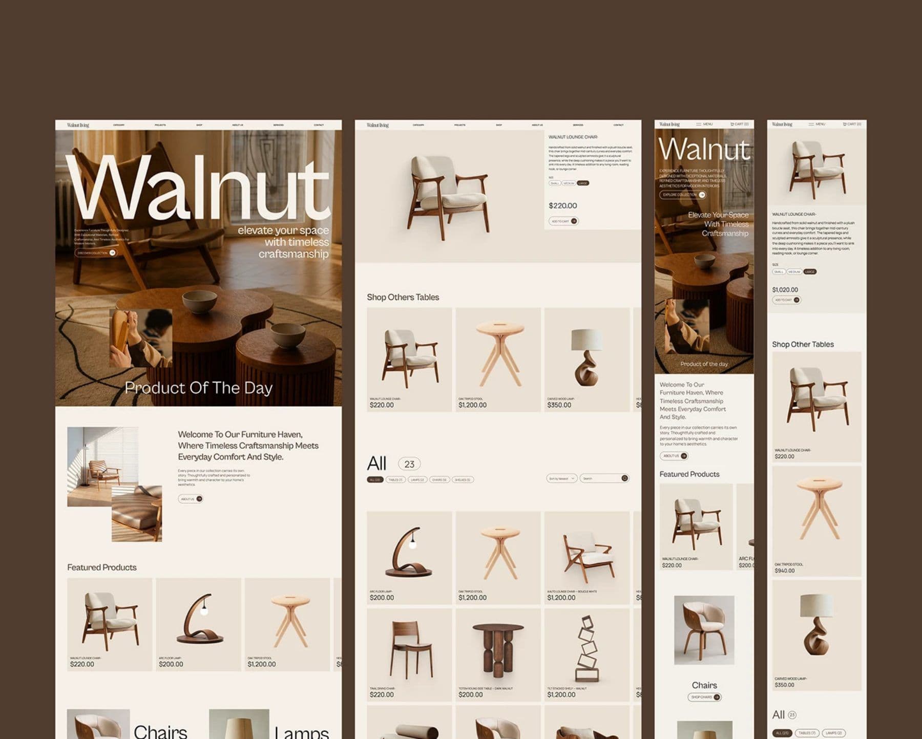 Walnut Living project frame 6
