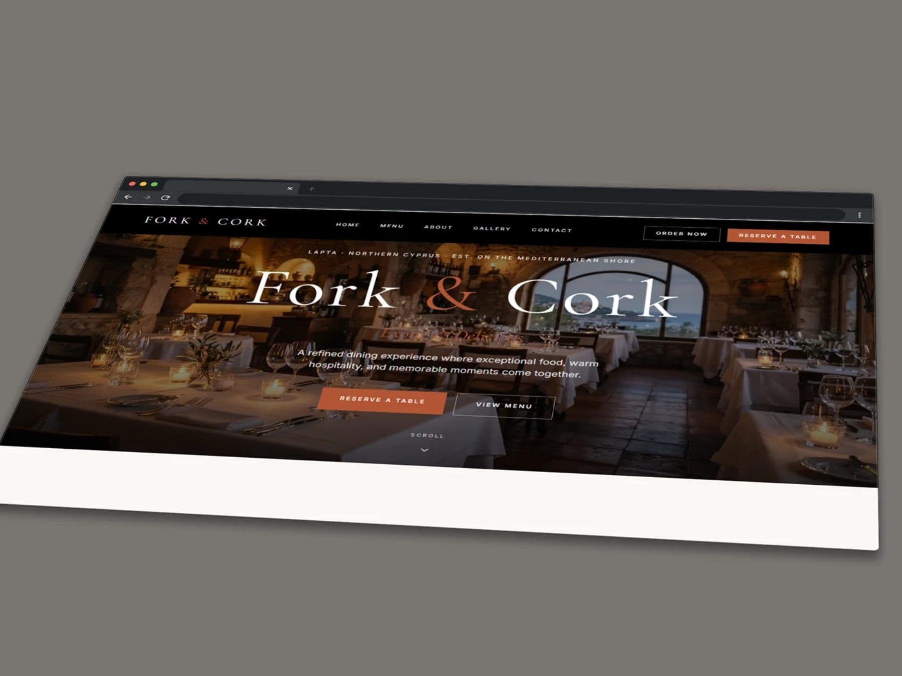 Fork & Cork project preview