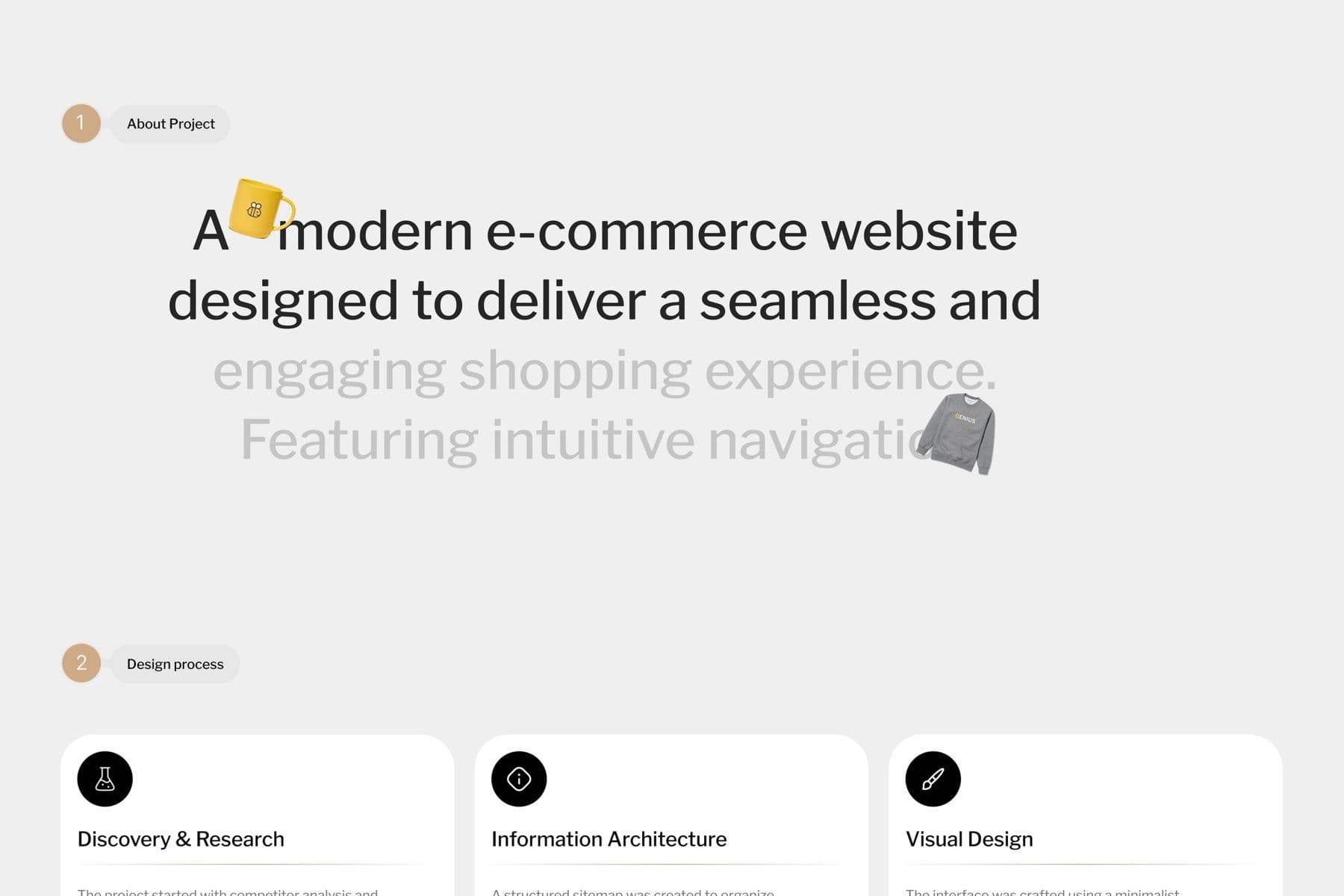 Modern Store UI project preview