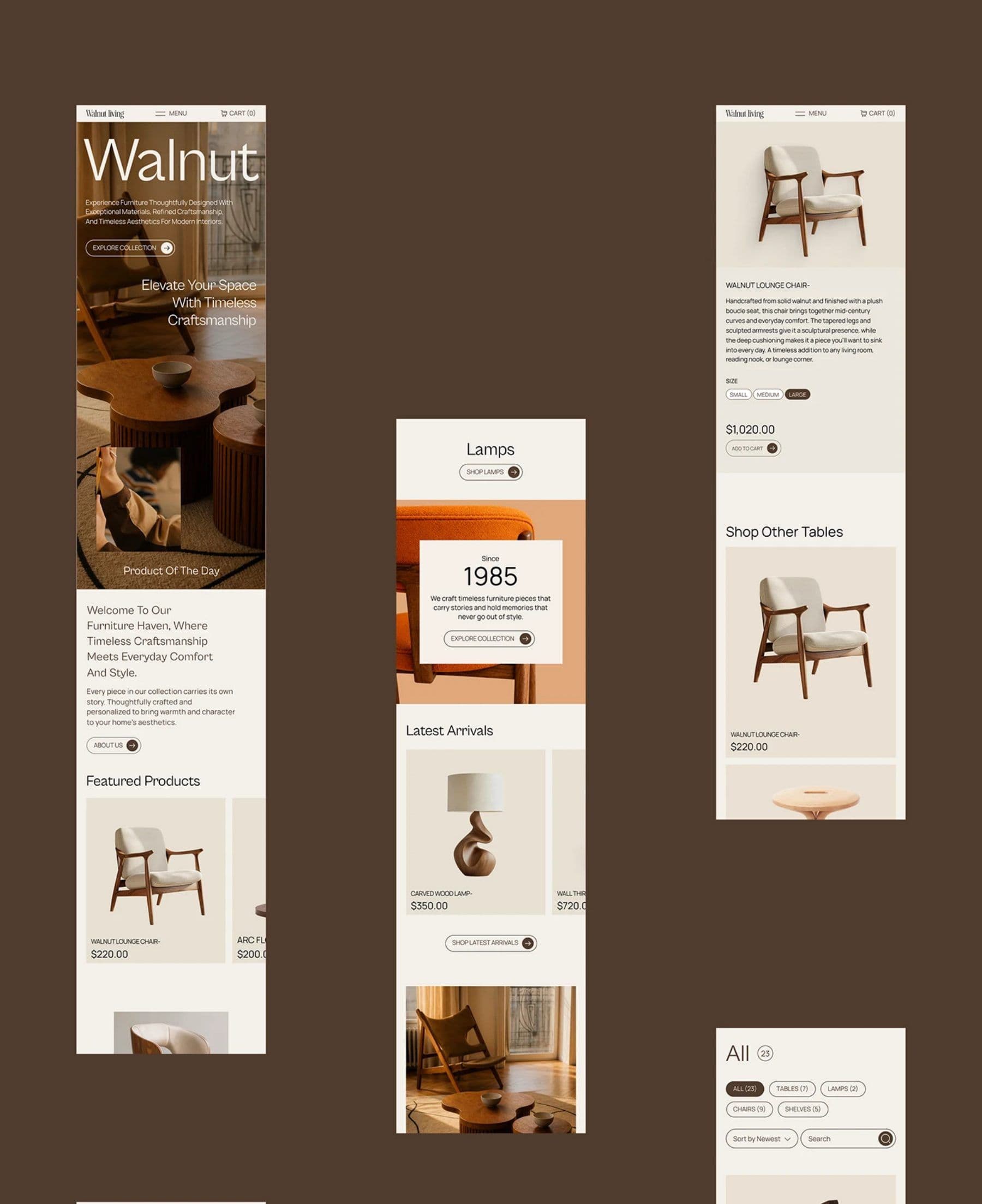 Walnut Living project frame 3