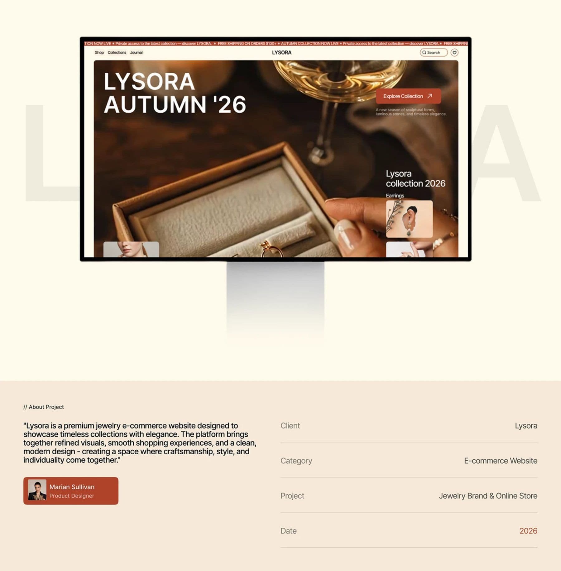 Lysora project preview